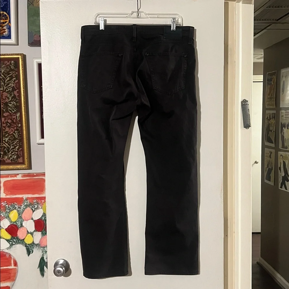 Ag Adriano Goldschmied dark gray “the protege” straight leg jeans